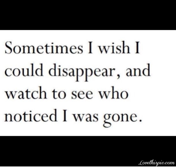 Sometimes I Wish