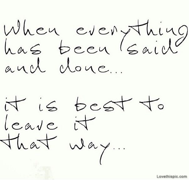 Leave It That Way