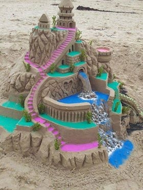 Realistic Looking Sandcastle!!           