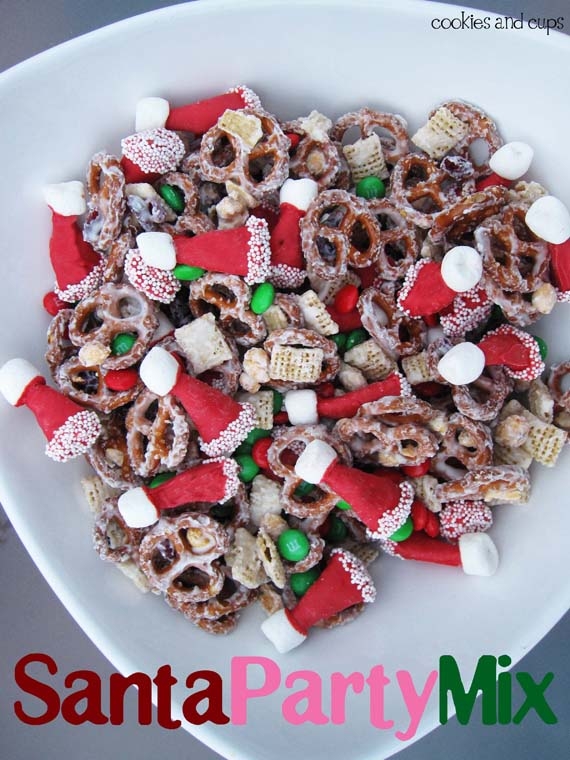 DIY Santa Party Mix