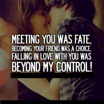 Meeting you was fate Meeting you was fate