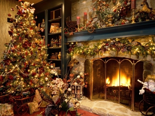 Christmas living room