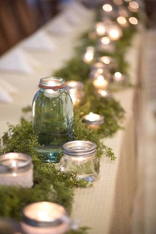 Holiday table candles Holiday table candles
