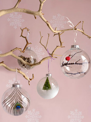Plain glass ornament