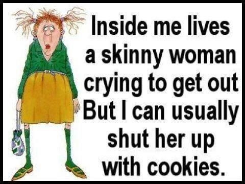 a skinny woman
