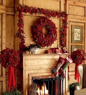 Red Christmas wreath