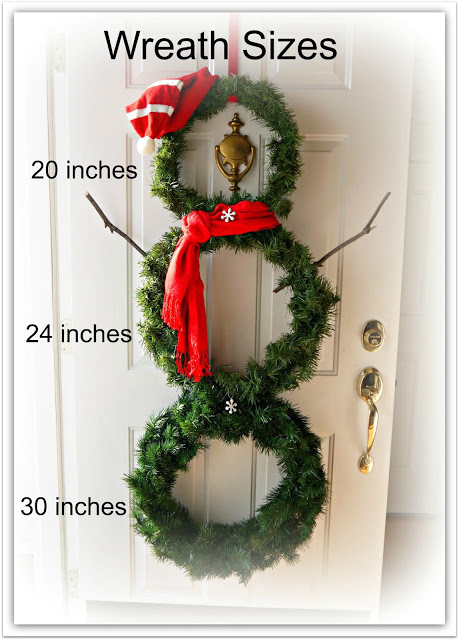 DIY Wreath Snowman DIY Wreath Snowman