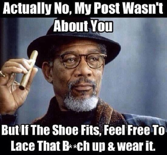my post wasnt about you my post wasnt about you