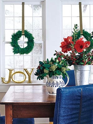Lively floral displays