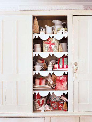 Festive shelves