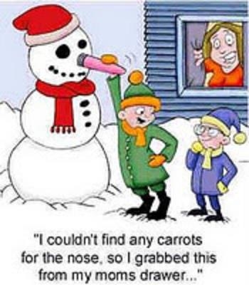 Snowman nose Snowman nose