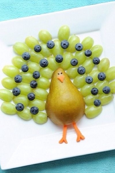 Thanksgiving fruit turkey Thanksgiving fruit turkey