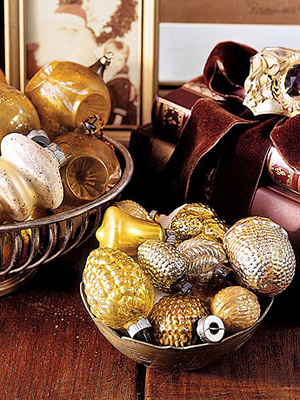 Golden ornaments