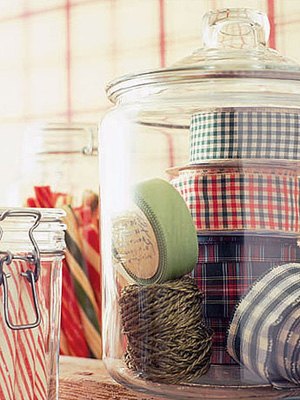 Candy and Ribbon Jars Candy and Ribbon Jars