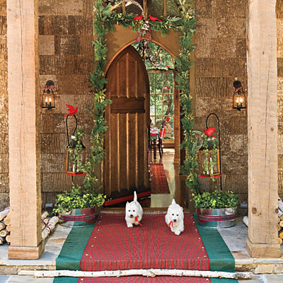 Decorated entry Decorated entry