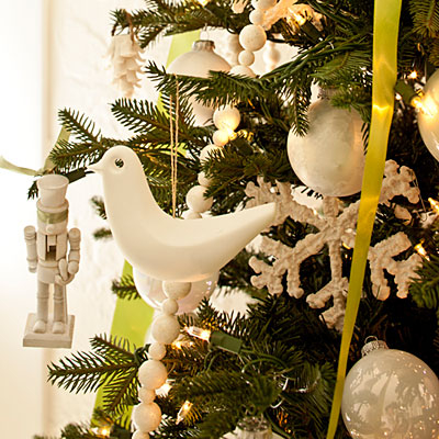 Spray painted ornaments
