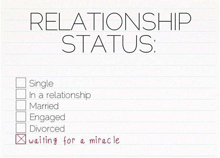 waiting for a miracle