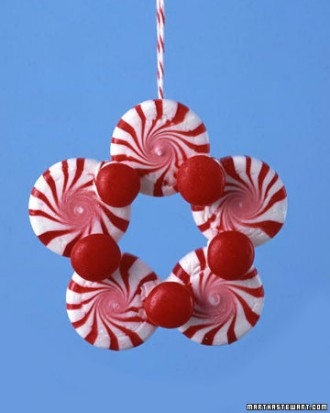 Peppermint ornaments