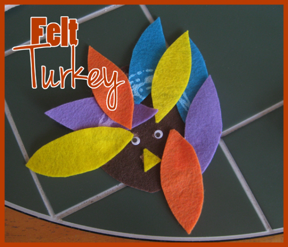 Felt turkey Felt turkey