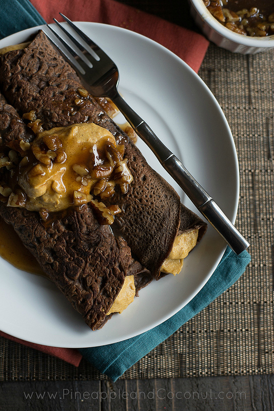 Chocolate crepes Chocolate crepes