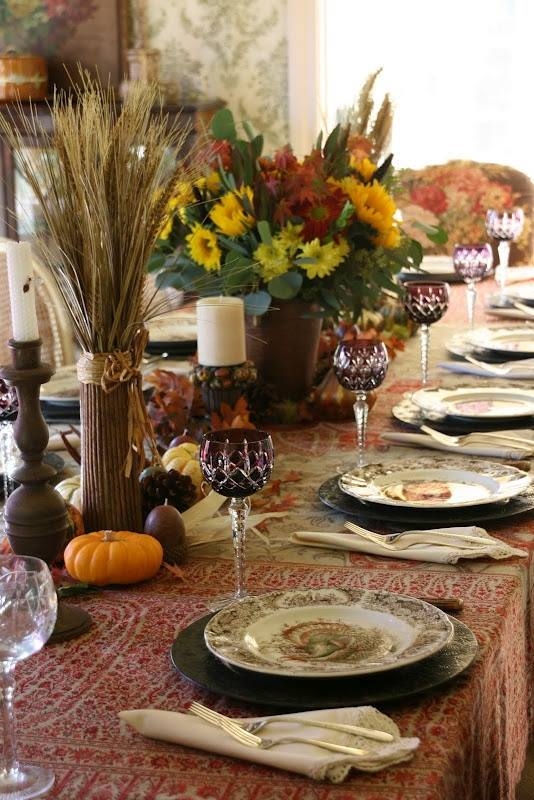 Pretty Thanksgiving Table Pretty Thanksgiving Table