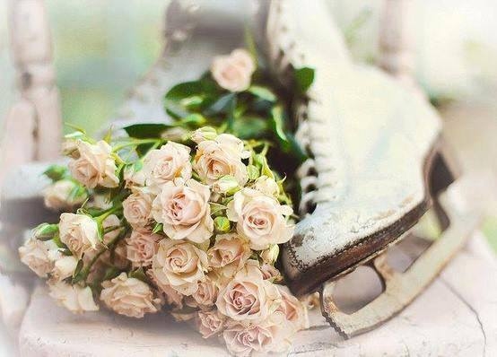 Roses & Ice skates Roses & Ice skates