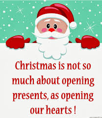 Christmas is opening hearts Christmas is opening hearts