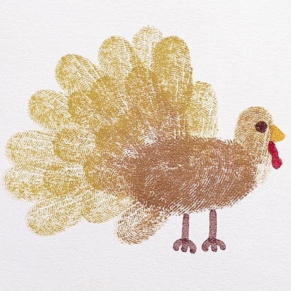 Turkey place card