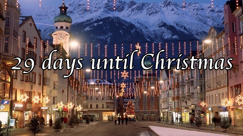 29 days until christmas