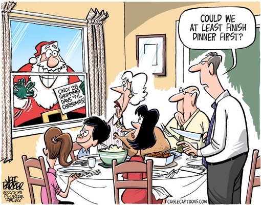 santas excited for christmas santas excited for christmas