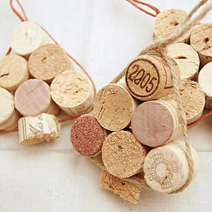Stacked corks