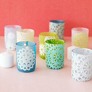 Lacey candles