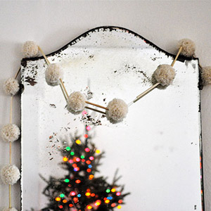 Pom pom garland Pom pom garland