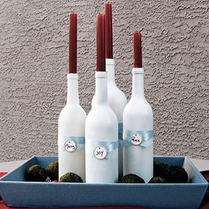 Bottle candelabra