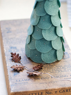 Felt petal tree Felt petal tree