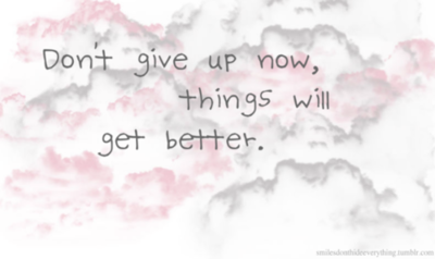 Things will get better