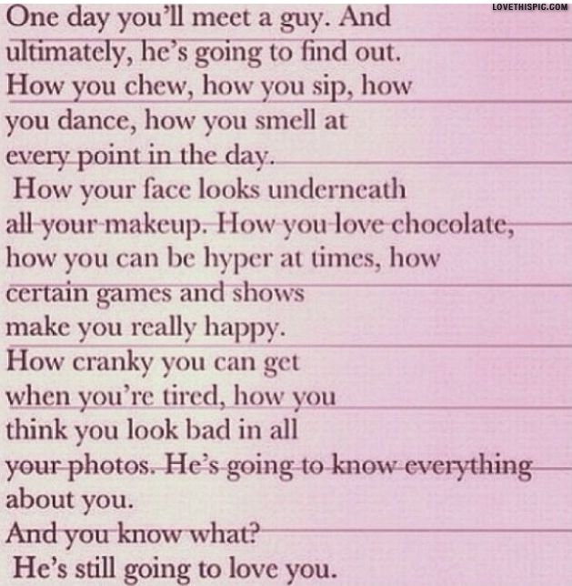 Hes Going to Love You Hes Going to Love You