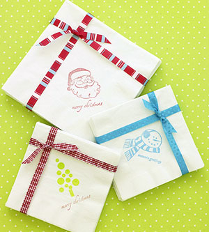 Dressed up napkins Dressed up napkins