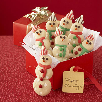 Snowmen Christmas cookies
