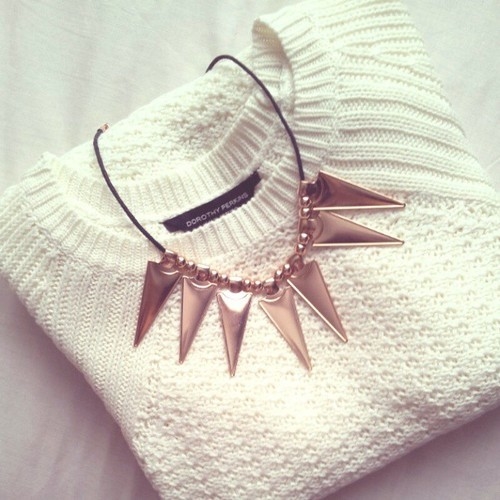 Triangular necklace Triangular necklace