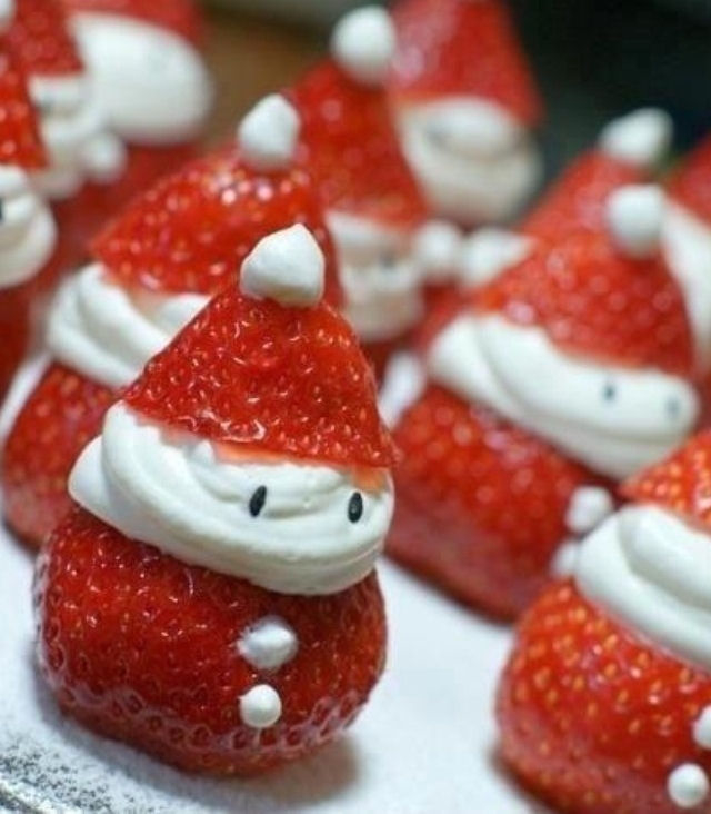 Strawberry Snowmen Strawberry Snowmen
