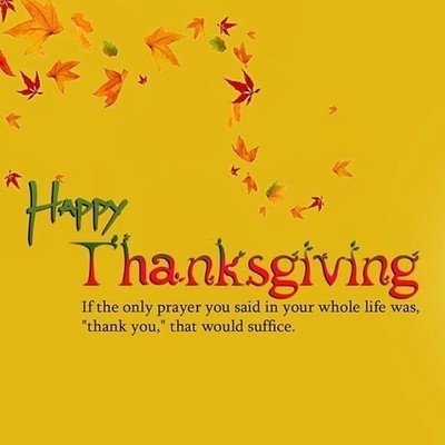 Happy Thanksgiving