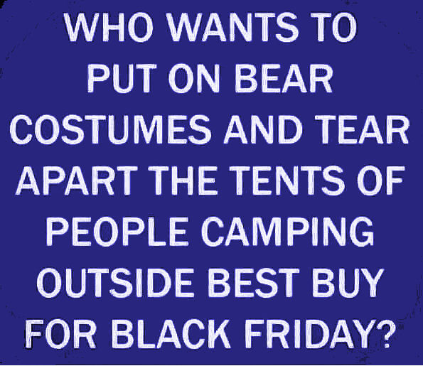 Who wants to