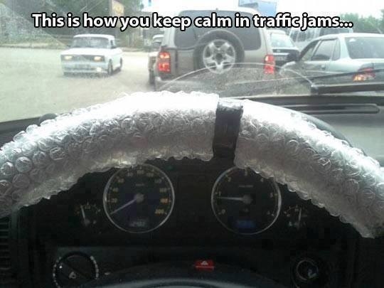 keep cam in traffic jams