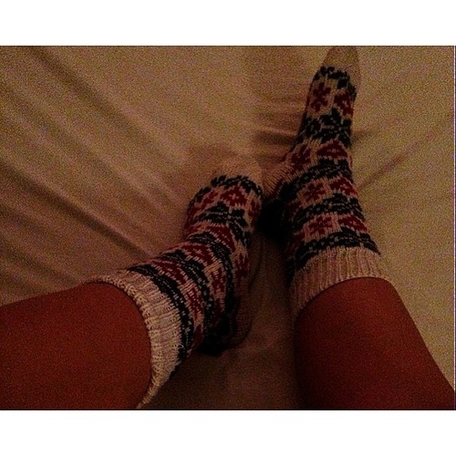 Wool christmas socks