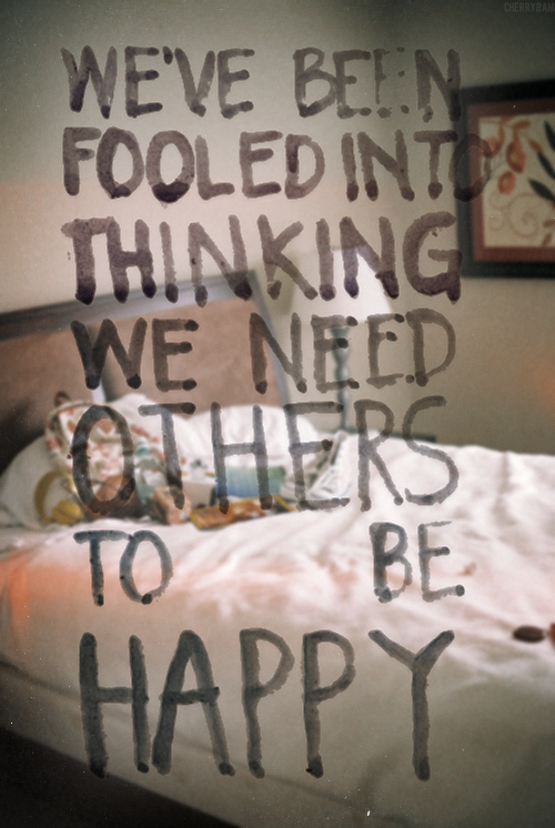 We need others to be happy