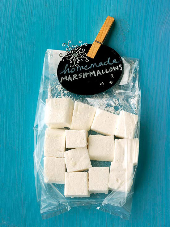 Homemade marshmallows