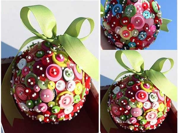 Button ornaments