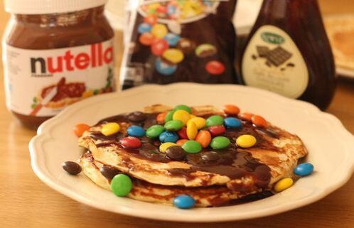 Candy pancakes Candy pancakes