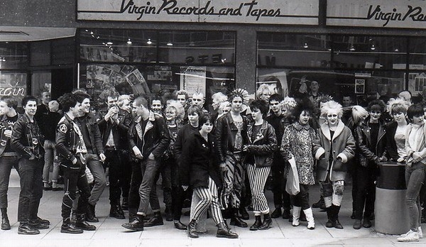Vintage Pic of Punk Rockers Vintage Pic of Punk Rockers